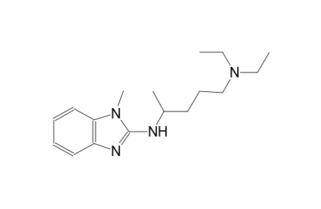 N~1~,N~1~-diethyl-N~4~-(1-methyl-1H-benzimidazol-2-yl)-1,4-pentanediamine