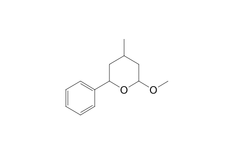 4-Methyl-2-methoxy-6-phenyl-tetrahydro-2H-pyran