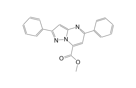 pyrazolo[1,5-a]pyrimidine-7-carboxylic acid, 2,5-diphenyl-, methyl ester