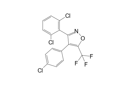 3-(2,6-Dichlorophenyl)-4-(4-chlorophenyl)-5-(trifluoromethyl)isoxazole