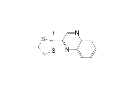 Quinoxaline, 2-(2-methyl-1,3-dithiolan-2-yl)-