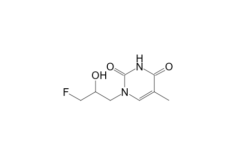 1-(3-fluoranyl-2-oxidanyl-propyl)-5-methyl-pyrimidine-2,4-dione