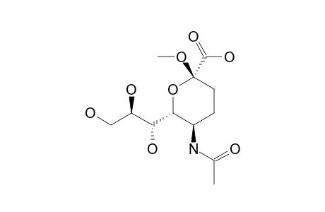 METHYL-5-ACETAMIDO-3,4,5-TRIDEOXY-BETA-D-MANNO-NON-2-ULOPYRANOSIDONIC-ACID