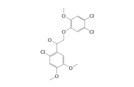 1-(6-CHLORO-3,4-DIMETHOXYPHENYL)-2-(4,5-DICHLORO-2-METHOXYPHENOXY)-1-ETHANOL