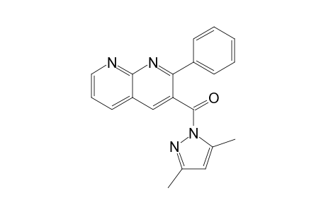 3,5-Dimethyl-1-[(2-phenyl-1,8-naphthyridin-3-yl)carbonyl]pyrazole