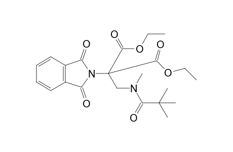 1,3-dioxo-a-[(N-methylpivalamido)methyl]-2-isoindolinemalonic acid, diethyl ester