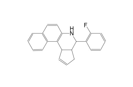 3H-benzo[f]cyclopenta[c]quinoline, 4-(2-fluorophenyl)-3a,4,5,11c-tetrahydro-