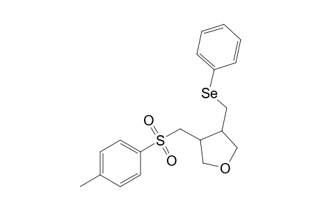 3-(Phenylselanylmethyl)-4-(p-tolylsulfonylmethyl)tetrahydrofuran