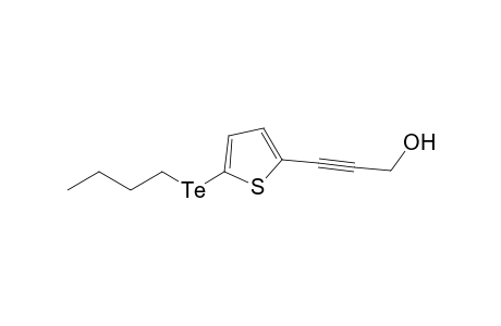 2-(Butyltelluro)-5-(3-hydroxypropynyl)thiophene