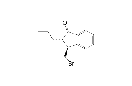 (2S*,3S*)-3-(Bromomethyl)-2-propylindan-1-one