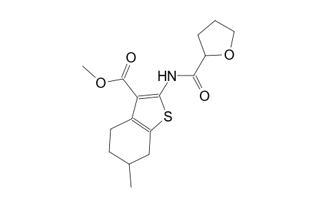 methyl 6-methyl-2-[(tetrahydro-2-furanylcarbonyl)amino]-4,5,6,7-tetrahydro-1-benzothiophene-3-carboxylate