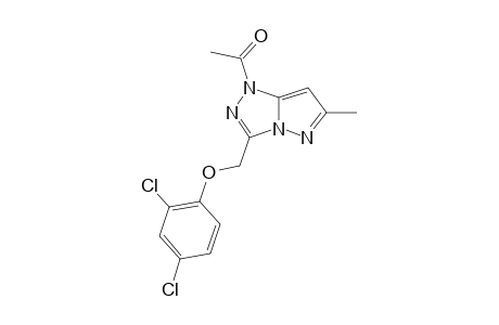 1-Acetyl-6-methyl-3-(2,4-dichlorophenyloxymethyl)pyrazolo[2,3-c]-1,2,4-triazole