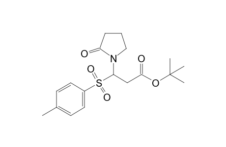 tert-Butyl 3-tosyl-3-(2-oxotetrahydro-1H-1-pyrrolyl)propanoate
