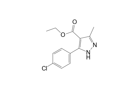 5-(p-chlorophenyl)-3-methylpyrazole-4-carboxylic acid, ethyl ester