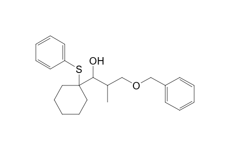 (1RS,2RS)-3-Benzyloxy-1-[1'-(phenylsulfanyl)cyclohexyl]-2-methylpropanol