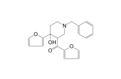 methanone, 2-furanyl[4-(2-furanyl)-4-hydroxy-1-(phenylmethyl)-3-piperidinyl]-