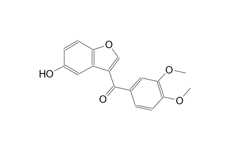methanone, (3,4-dimethoxyphenyl)(5-hydroxy-3-benzofuranyl)-