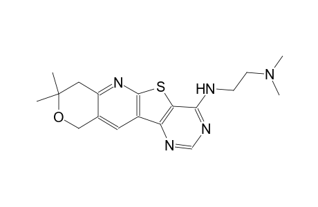 1,2-ethanediamine, N~1~-(7,10-dihydro-8,8-dimethyl-8H-pyrano[3'',4'':5',6']pyrido[3',2':4,5]thieno[3,2-d]pyrimidin-4-yl)-N~2~,N~2~-dimethyl-