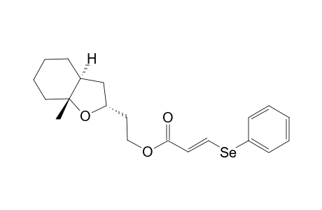 (+-)-[2-.alpha.(Z),3a-.beta.,7a-.alpha.]- and [2-.alpha.(Z),3a-.alpha.,7a-.beta.]-Methyl .beta.-[2-(phenylseleno)ethylidene]octahydro-7a-methyl-2-benzo[b]furanethanoate