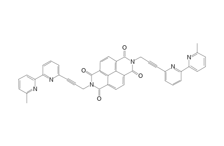 N,N'-bis[3-(6'-methyl-2,2'-bipyridin-6-yl)prop-2-ynyl]naphthalene1,8:4,5-tetracarboximide