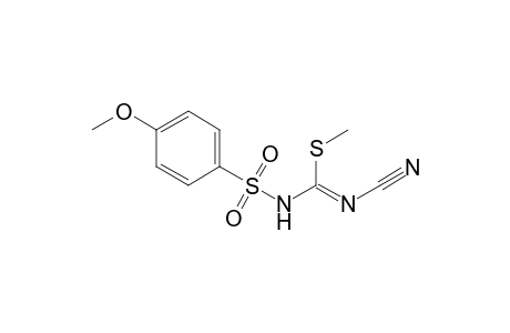 1-cyano-3-(4-methoxyphenyl)sulfonyl-2-methyl-isothiourea