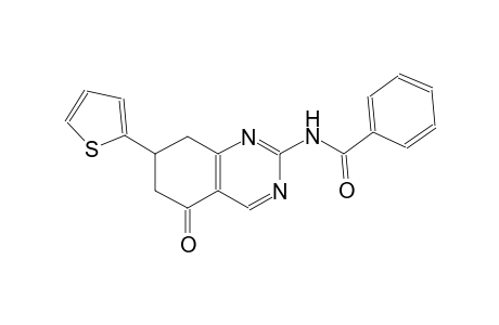 benzamide, N-[5,6,7,8-tetrahydro-5-oxo-7-(2-thienyl)-2-quinazolinyl]-