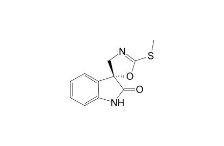 (R)-(+)-2'-(Methylsulfanyl)spiro{indoline-3.5'-([4',5']dihydrooxazol}-2-one