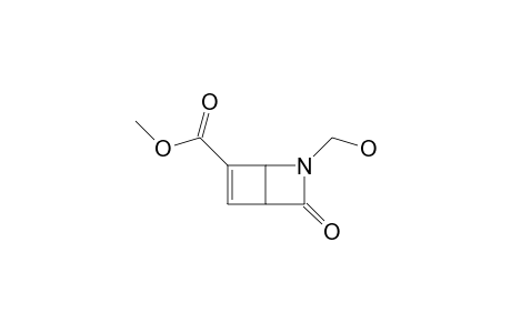 METHYL-2-HYDROXYMETHYL-3-OXO-2-AZABICYCLO-[2.2.0]-HEX-5-ENE-6-CARBOXYLATE