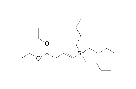 Tributyl-[(E)-4,4-diethoxy-2-methyl-but-1-enyl]stannane