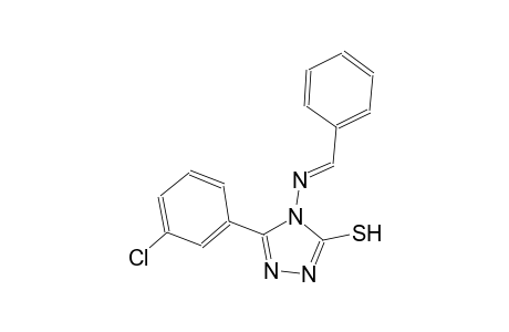 5-(3-chlorophenyl)-4-{[(E)-phenylmethylidene]amino}-4H-1,2,4-triazol-3-yl hydrosulfide