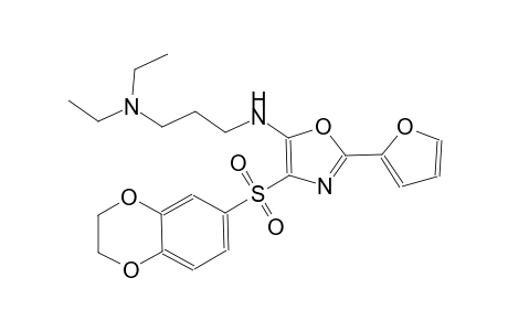 1,3-propanediamine, N~1~-[4-[(2,3-dihydro-1,4-benzodioxin-6-yl)sulfonyl]-2-(2-furanyl)-5-oxazolyl]-N~3~,N~3~-diethyl-