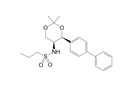 N-[(4S,5S)-4-([1,1'-Biphenyl]-4-yl)-2,2-dimethyl-1,3-dioxan-5-yl]propane-1-sulfonamide