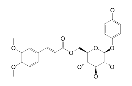 6'-O-(3,4-DIMETHOXYCINNAMOYL)-ARBUTIN