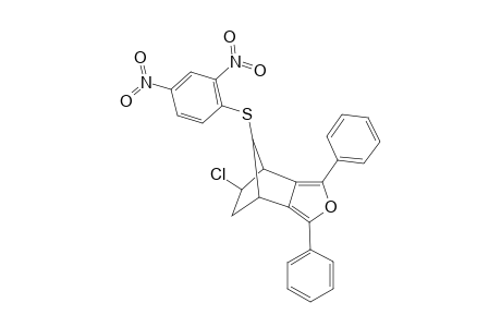 5-exo-Chloro-4,5,6,7-tetrahydro-4,7-methano-8-anti-(2,4-dinitrophenylthio)-1,3-diphenylisobenzofuran