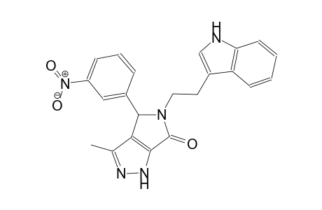 pyrrolo[3,4-c]pyrazol-6(1H)-one, 4,5-dihydro-5-[2-(1H-indol-3-yl)ethyl]-3-methyl-4-(3-nitrophenyl)-