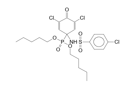 4-PARA-CHLOROPHENYLSULPHONYLAMIDO-4-DIPENTOXYPHOSPHORYL-2,6-DICHLORO-2,5-CYCLOHEXADIEN-1-ONE