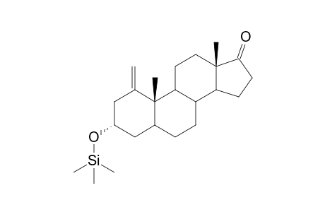 1,1-Methylene-5.alpha.-androstan-3.alpha.-ol-17-one, O-TMS
