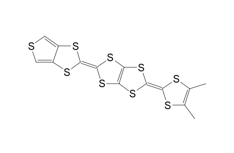 2-(Thieno[3,4-d]-1',3'-dithiol-2'-ylidene)-5-(4",5"-dimethyl-1",3"-dithiol-2"-ylidene)-1,3,4,6-tetrathiapentalene