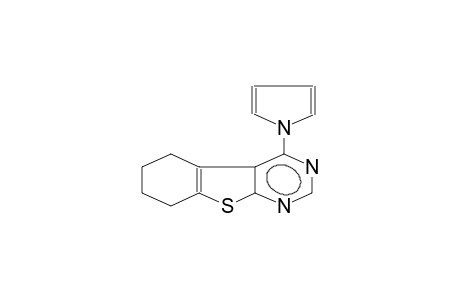 2,3-tetramethyleno-4-(1-pyrrolyl)pyrimidino[4,5-b]thiophene