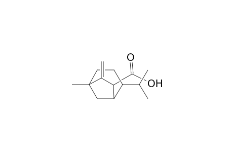 Bicyclo[3.2.1]octane-6-carboxylic acid, 1-methyl-7-methylene-4-(1-methylethyl)-, (exo,exo)-(.+-.)-