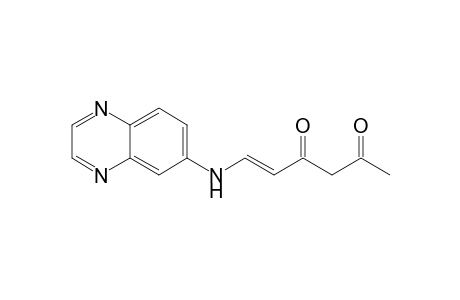 5-[(Quinoxalin-6'-yl)aminomethylene]-pentane-2,4-dione