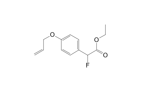 Benzeneacetic acid, .alpha.-fluoro-4-(2-propenyloxy)-, ethyl ester