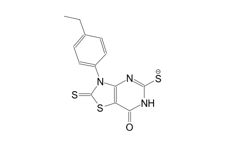 3-(4-ethylphenyl)-7-oxo-2-thioxo-2,3,6,7-tetrahydrothiazolo[4,5-d]pyrimidine-5-thiolate
