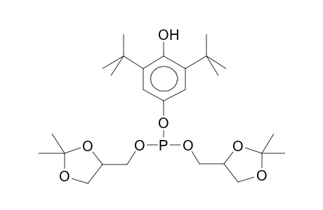BIS(1,2-O-ISOPROPYLIDENE-RAC-GLYCERO-3)-(4-HYDROXY-3,5-DI-TERT-BUTYLPHENYL)PHOSPHITE (DIASTEREOMER MIXTURE)
