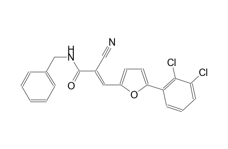(2E)-N-benzyl-2-cyano-3-[5-(2,3-dichlorophenyl)-2-furyl]-2-propenamide