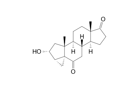 3.ALPHA.,5-CYCLO-5.ALPHA.-ANDROSTAN-2.ALPHA.-OL-6,17-DIONE