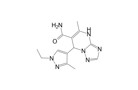 7-(1-ethyl-3-methyl-1H-pyrazol-4-yl)-5-methyl-4,7-dihydro[1,2,4]triazolo[1,5-a]pyrimidine-6-carboxamide