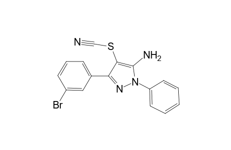 Pyrazol-5-amine, 3-(3-bromophenyl)-1-phenyl-4-thiocyanato-