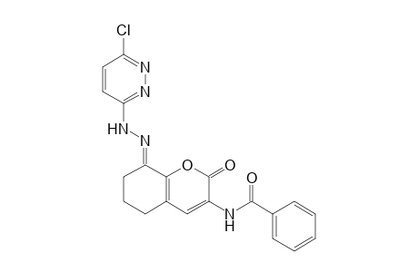 N-[8-(6-Chloropyridazin-3-yl)hydrazono-5,6,7,8-tetrahydro-2-oxo-2H-1-benzopyran-3-yl]benzamide