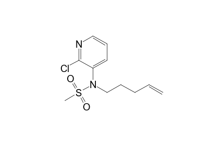 N-(2'-Chloro-3'-pyridyl)-N-(1-pent-4-enyl)-methanesulfonamide